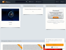 Tablet Screenshot of fldoln.skinbase.org