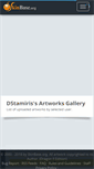 Mobile Screenshot of dstamiris.skinbase.org